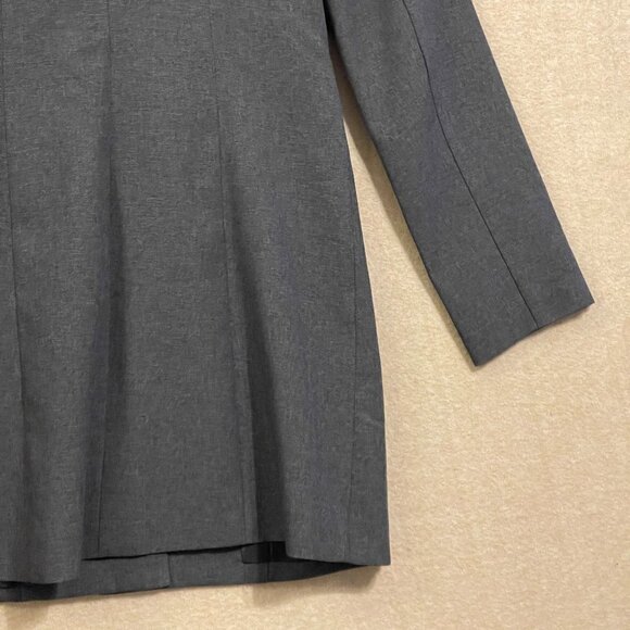 GO Jacket Women's 10/S Gray Long Sleeve Button Closure - Picture 11 of 11